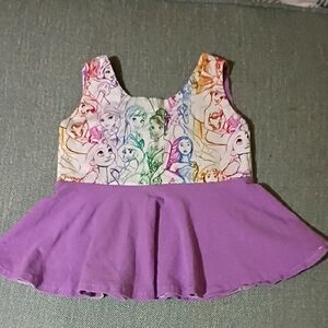 Purple and Multicolor Princess Shirt
